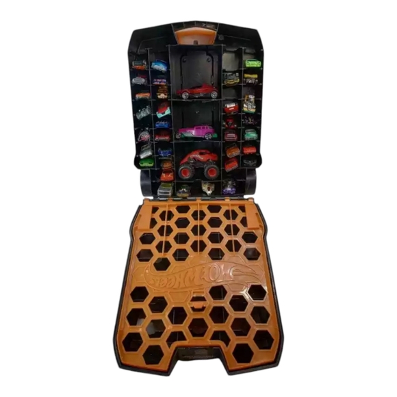 Hot Wheels 100 Cars Rolling Carry Case Storage 50th Anniversary USA Organizer - Picture 7 of 11